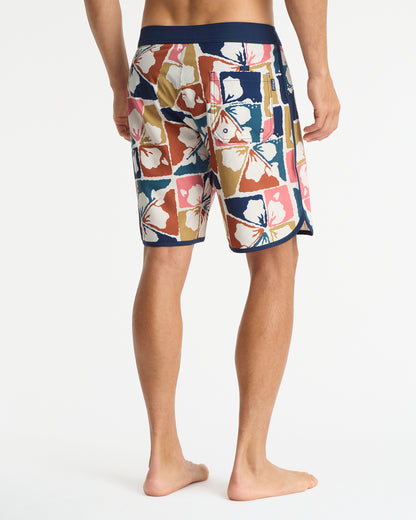 Mens - Retro Boardrider Boardshort - Pursuit Boardrider - Stone Multi