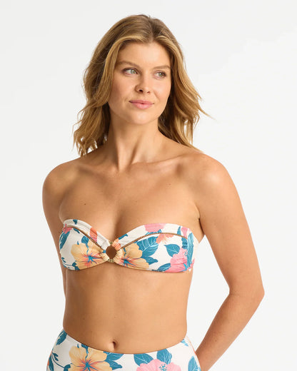 Bandeau Bikini Top - Indira Stone Multi