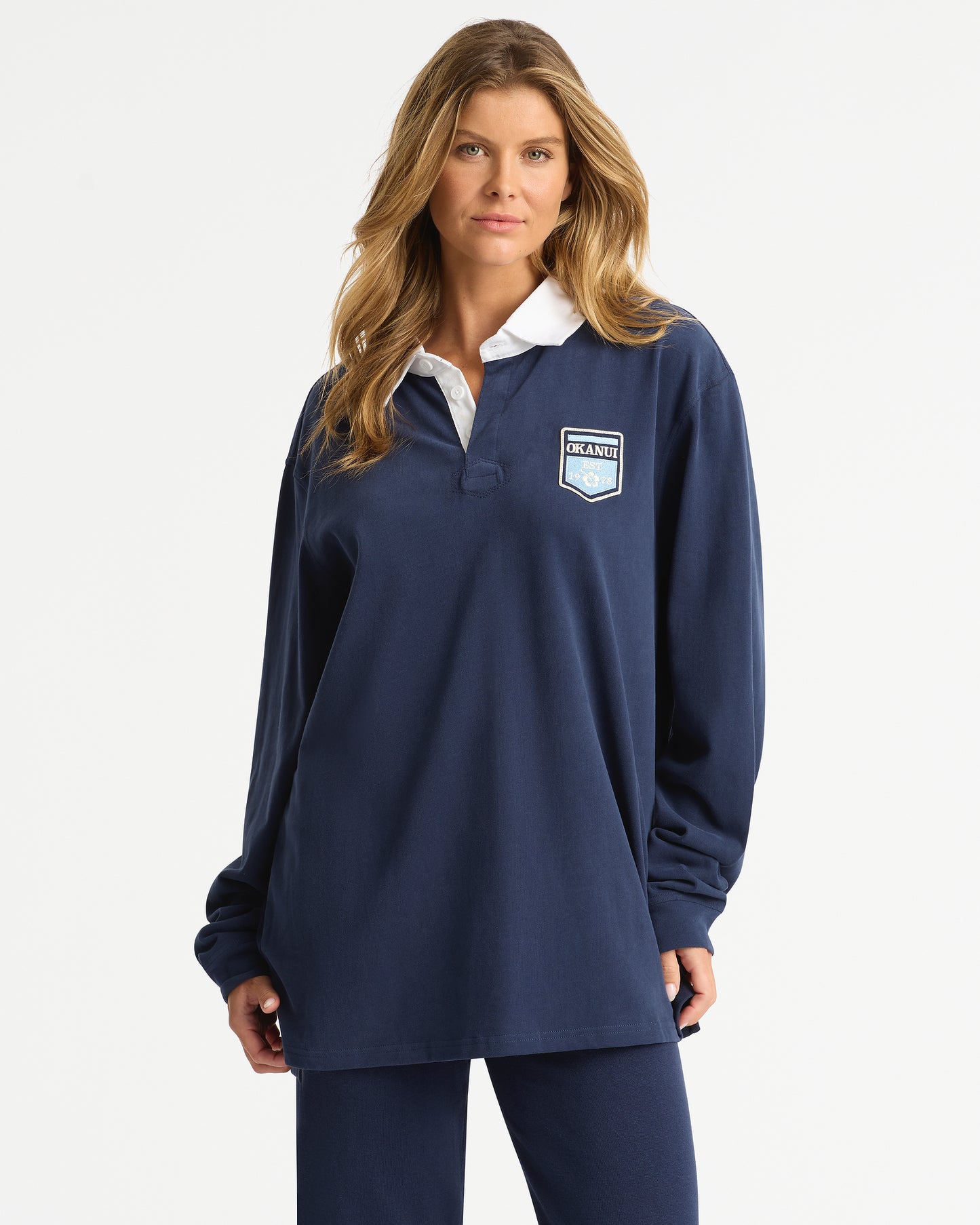 Unisex Heritage Rugby Polo - Navy