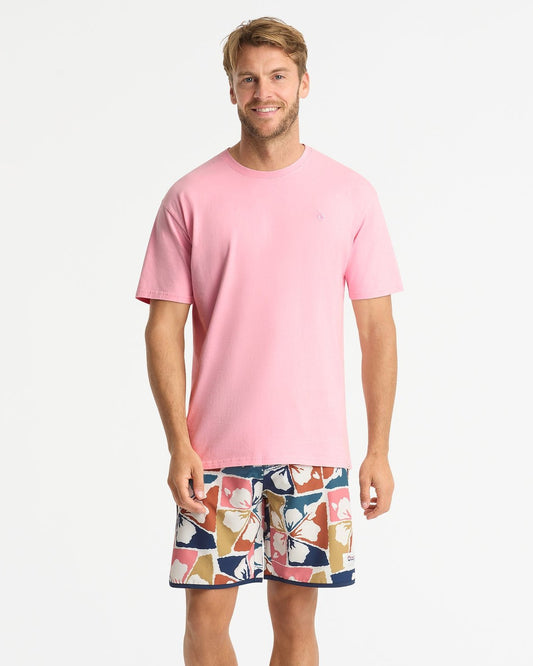 Mens - T-Shirt - Staple Tee - Washed Pink