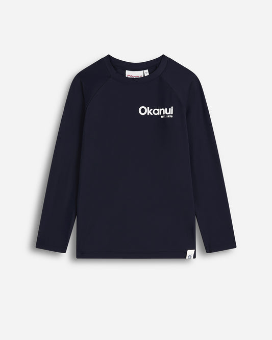 Kids - Long Sleeve Rashie - Navy