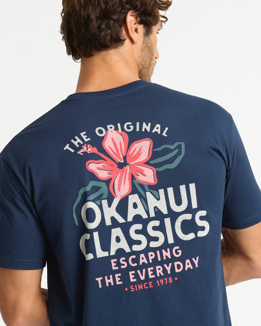 Poster T'Shirt - Washed Navy