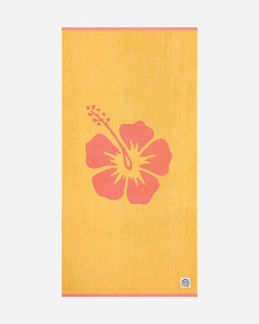 Hibiscus Beach Towel - Sun Blush