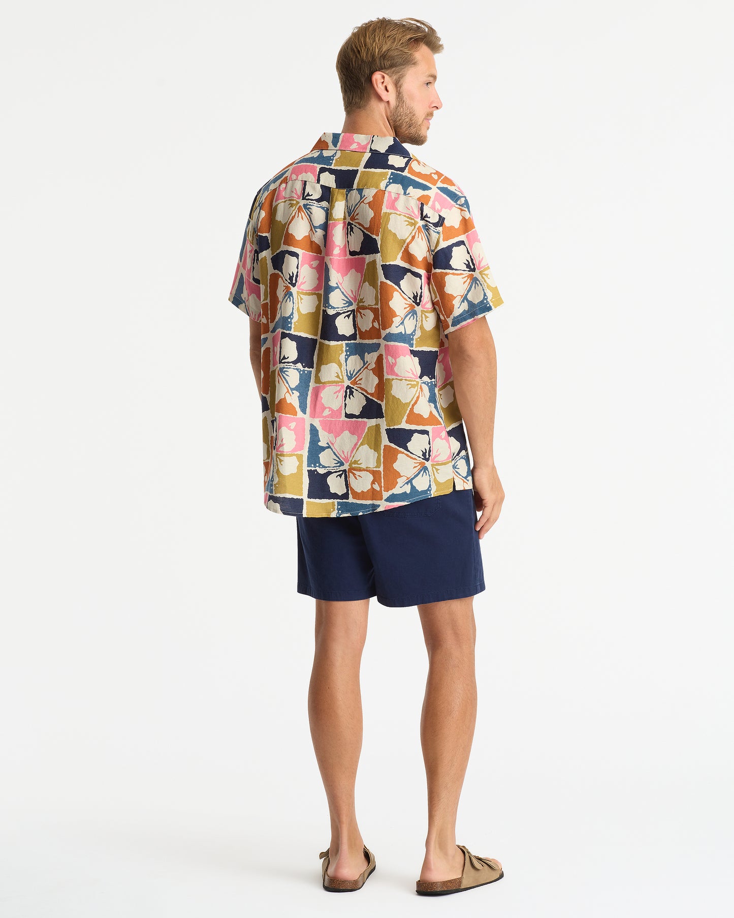 Mens - Aloha Shirt - Pursuit Aloha Shirt - Stone Multi