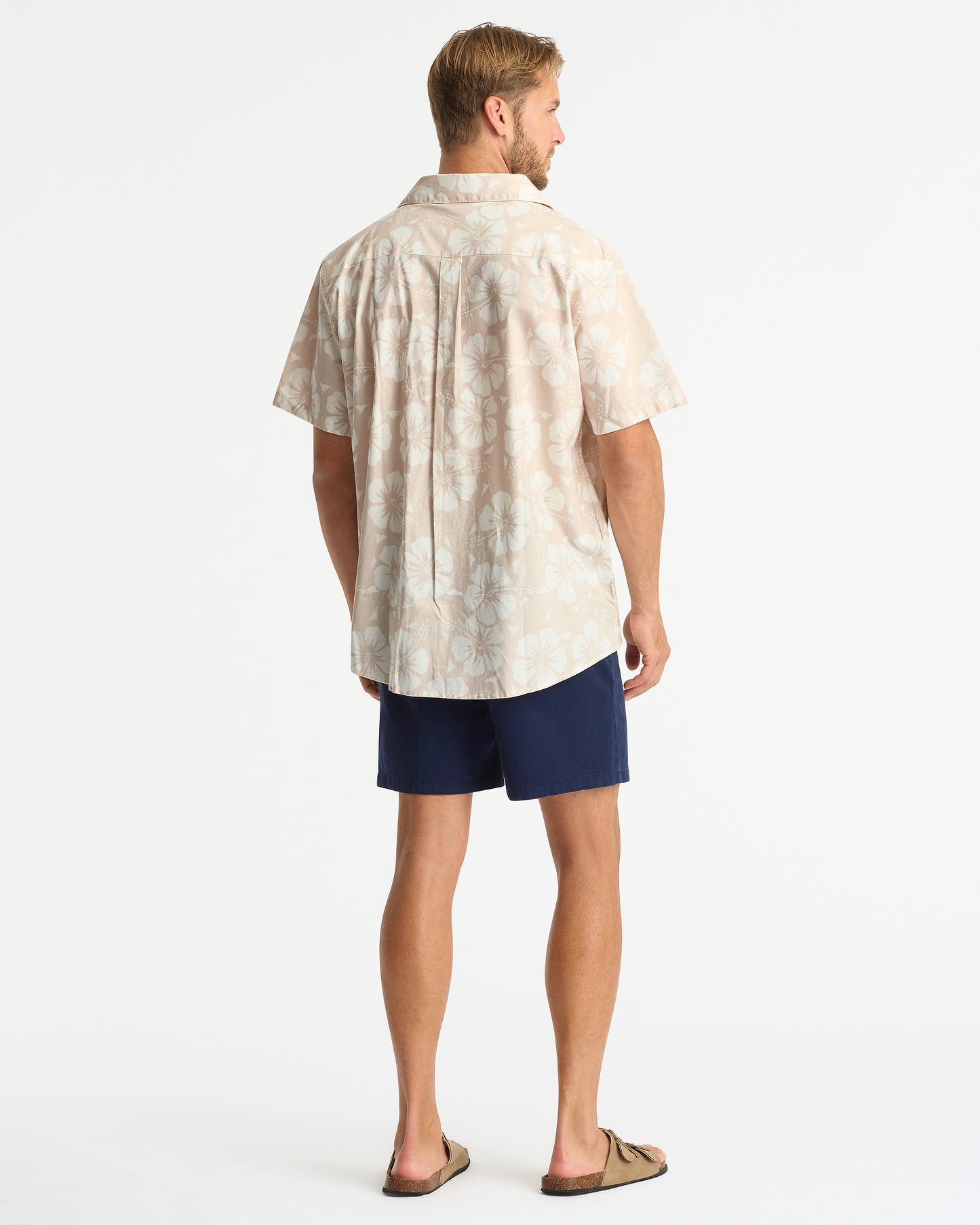 Mens - Classic Shirt - Classic Hibiscus Stone