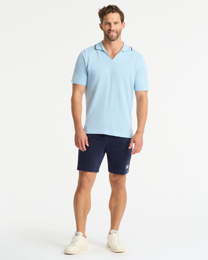 Mens - Earl Knit Polo - Ice