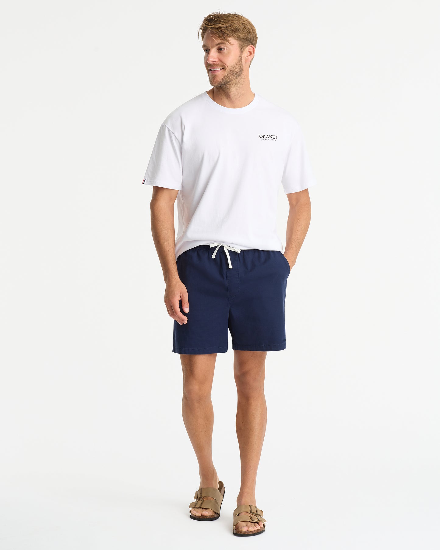 Mens - Walk Shorts - Castaway - Blue