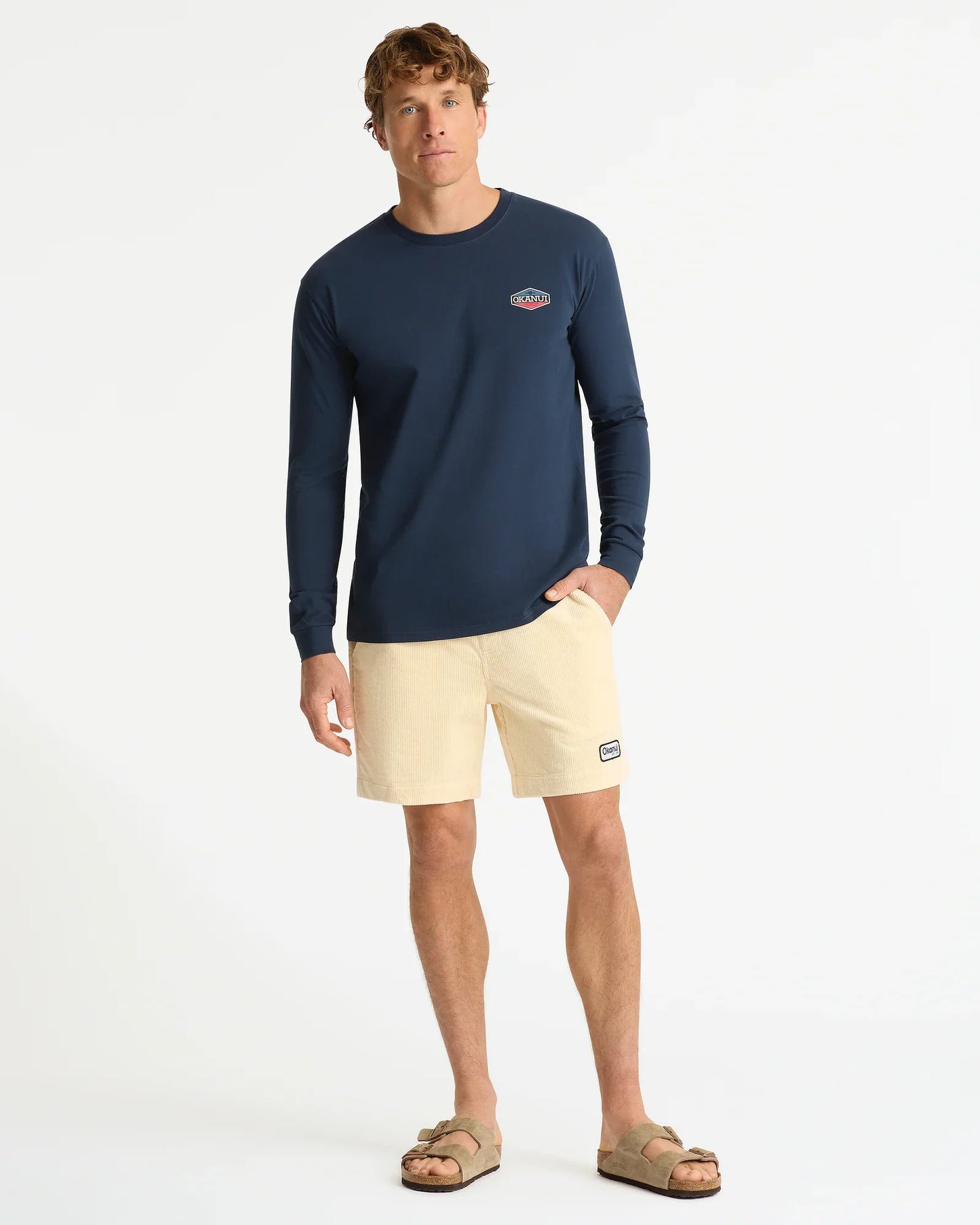 Mens Paragon Long Sleeve T'Shirt - Navy