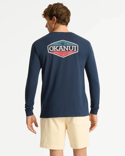 Mens Paragon Long Sleeve T'Shirt - Navy