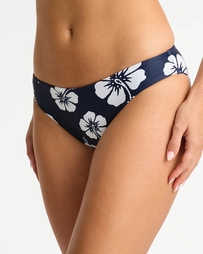 Regular Bikini Brief - Hibiscus Navy