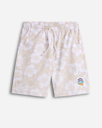 Mens - Classic Shorts - Hibiscus Stone