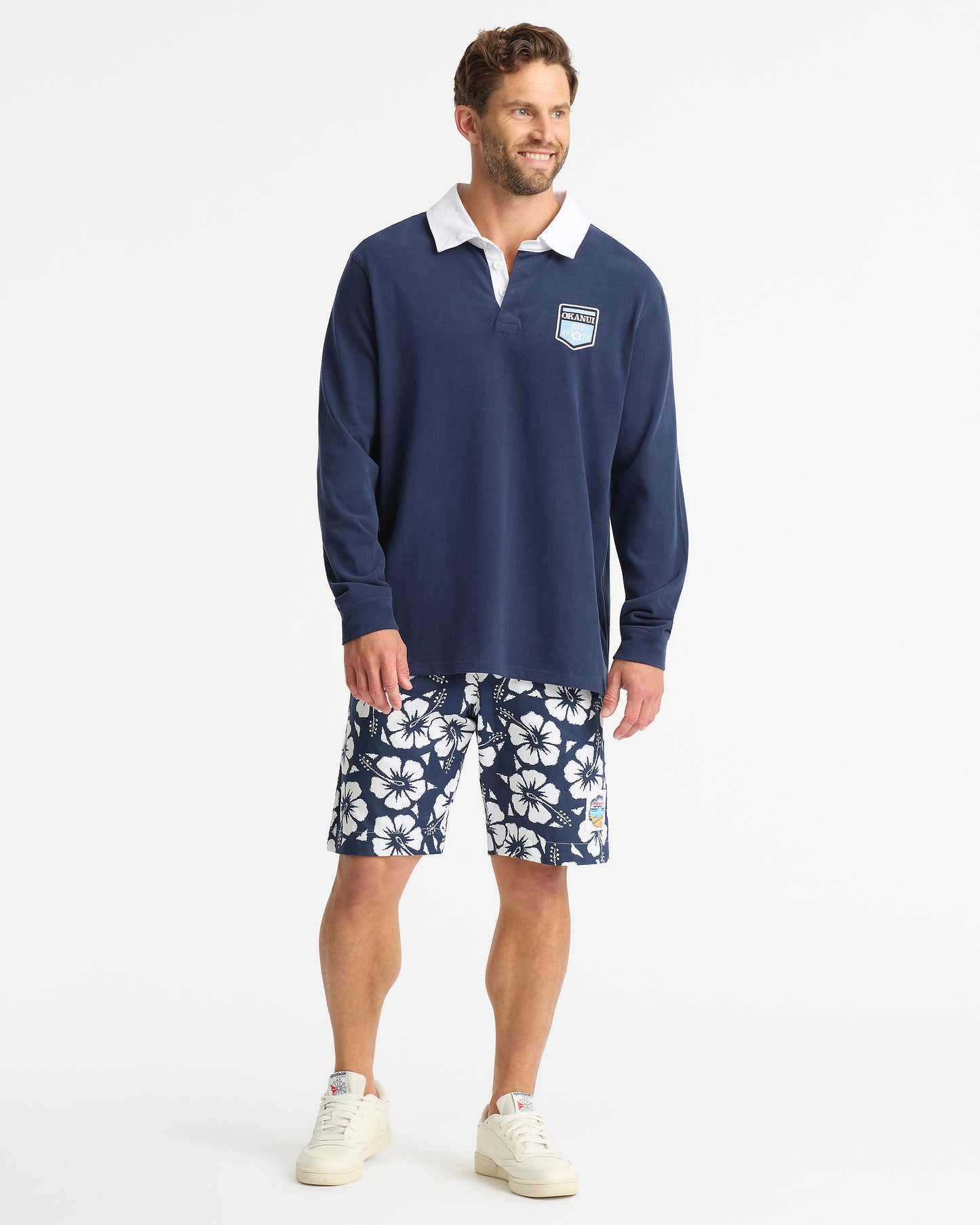 Unisex Heritage Rugby Polo - Navy