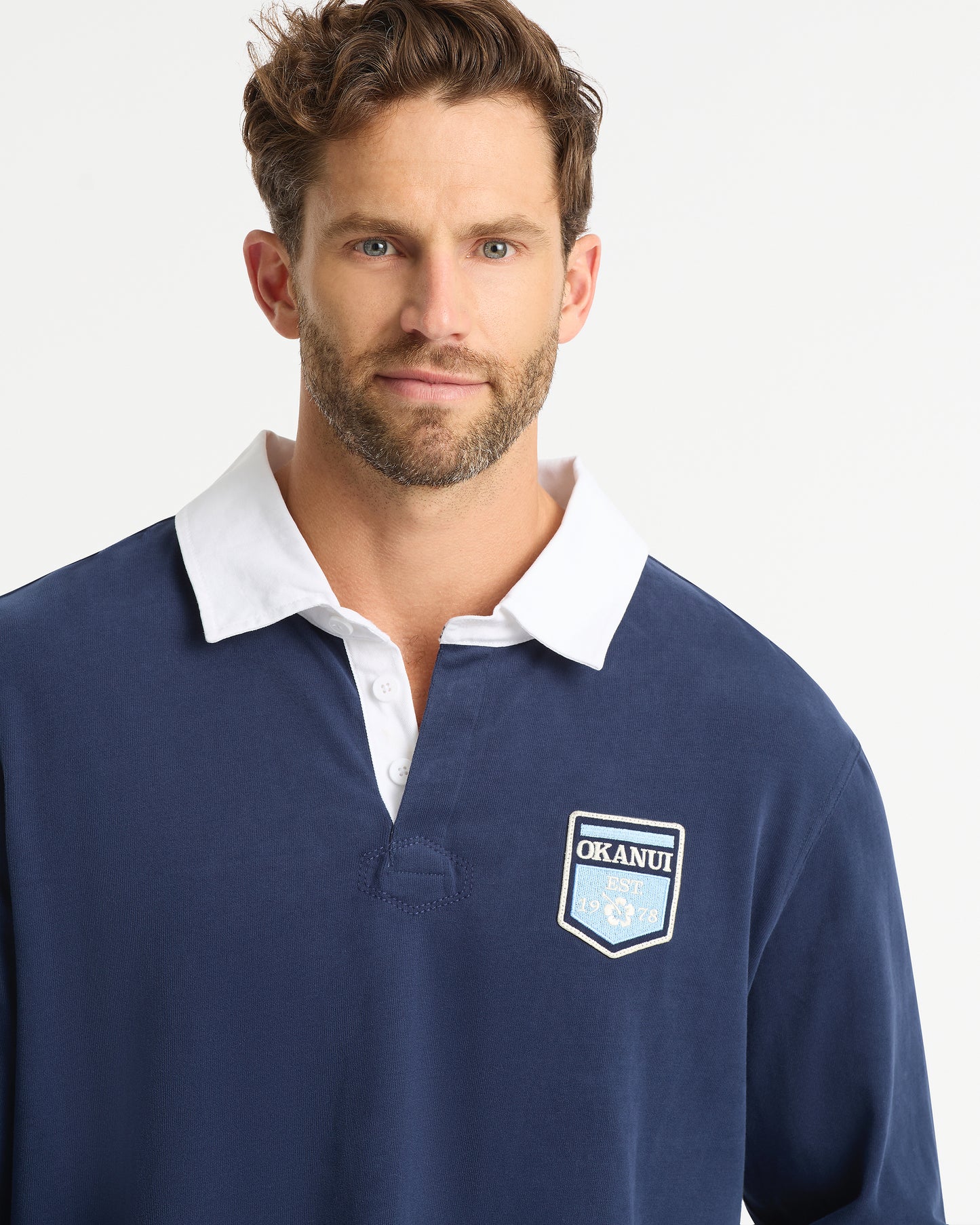 Unisex Heritage Rugby Polo - Navy