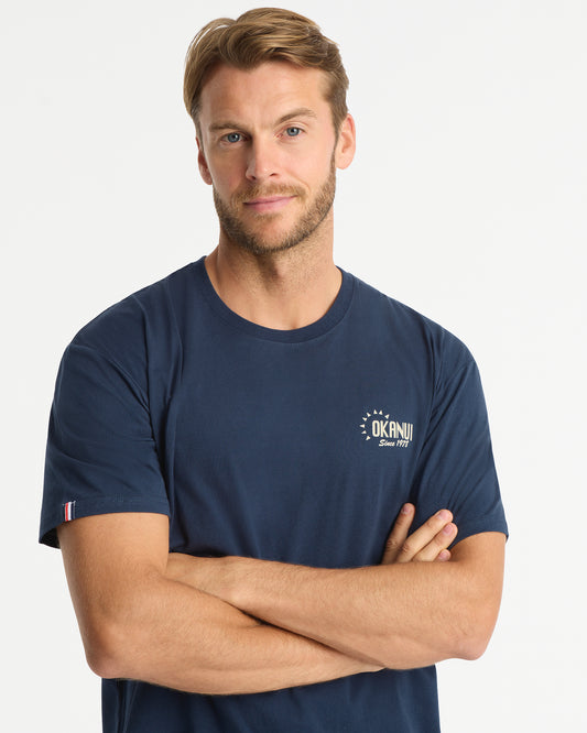 Mens - T-Shirt - Stacker Tee - Navy