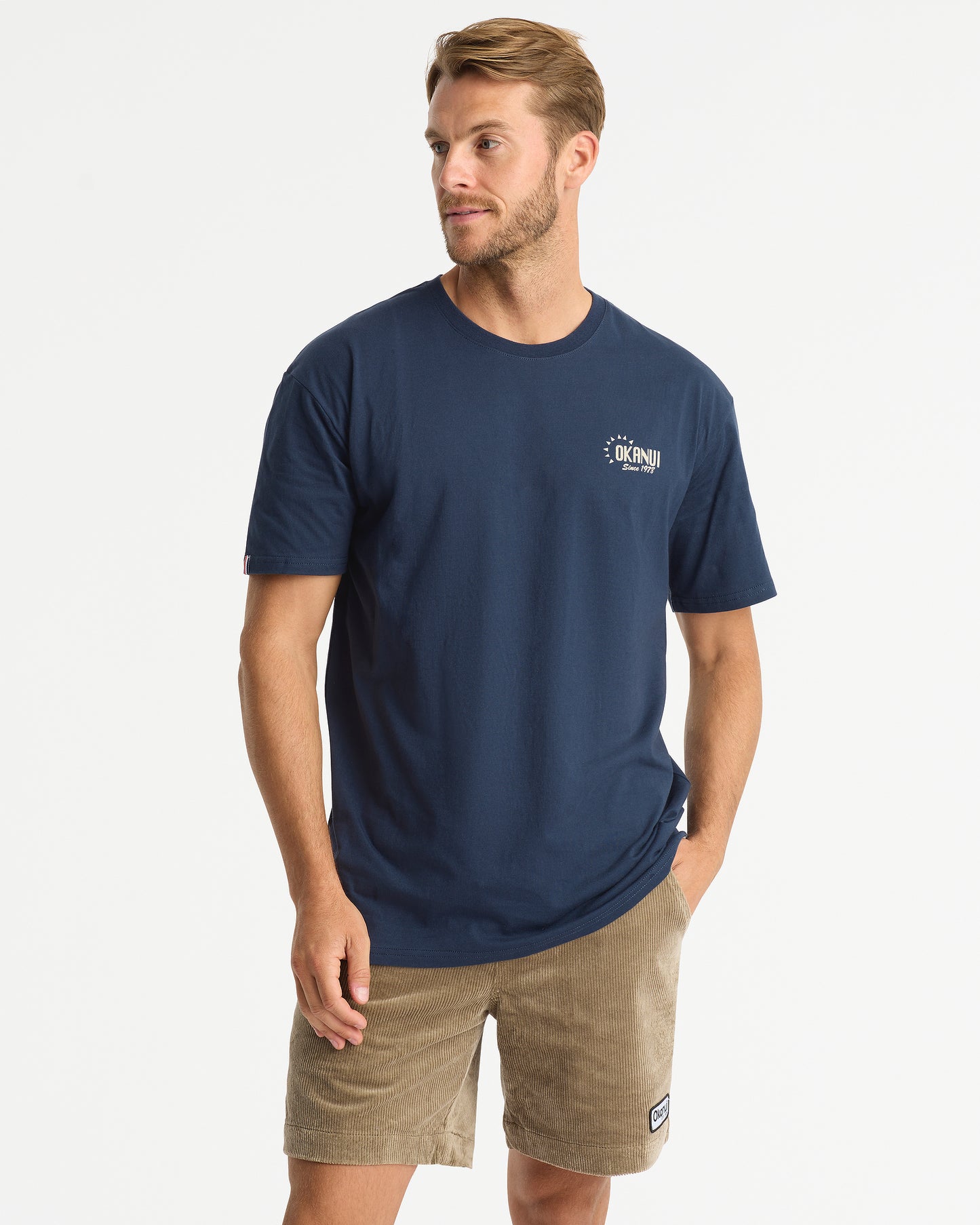 Mens - T-Shirt - Stacker Tee - Navy