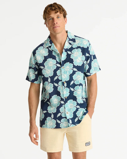 Way Back When Aloha Shirt - Navy Blue