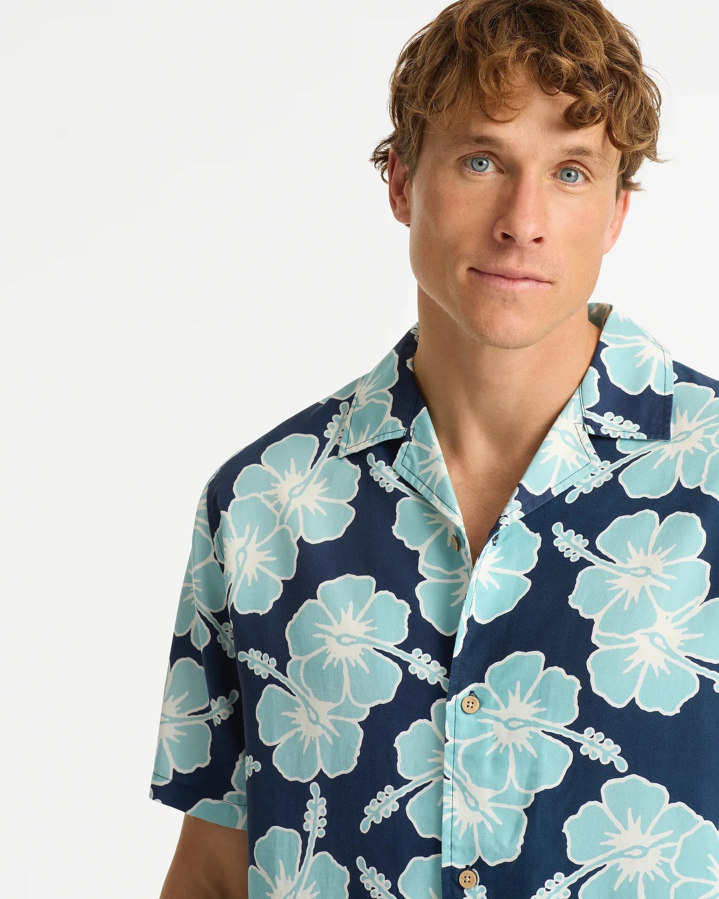 Way Back When Aloha Shirt - Navy Blue