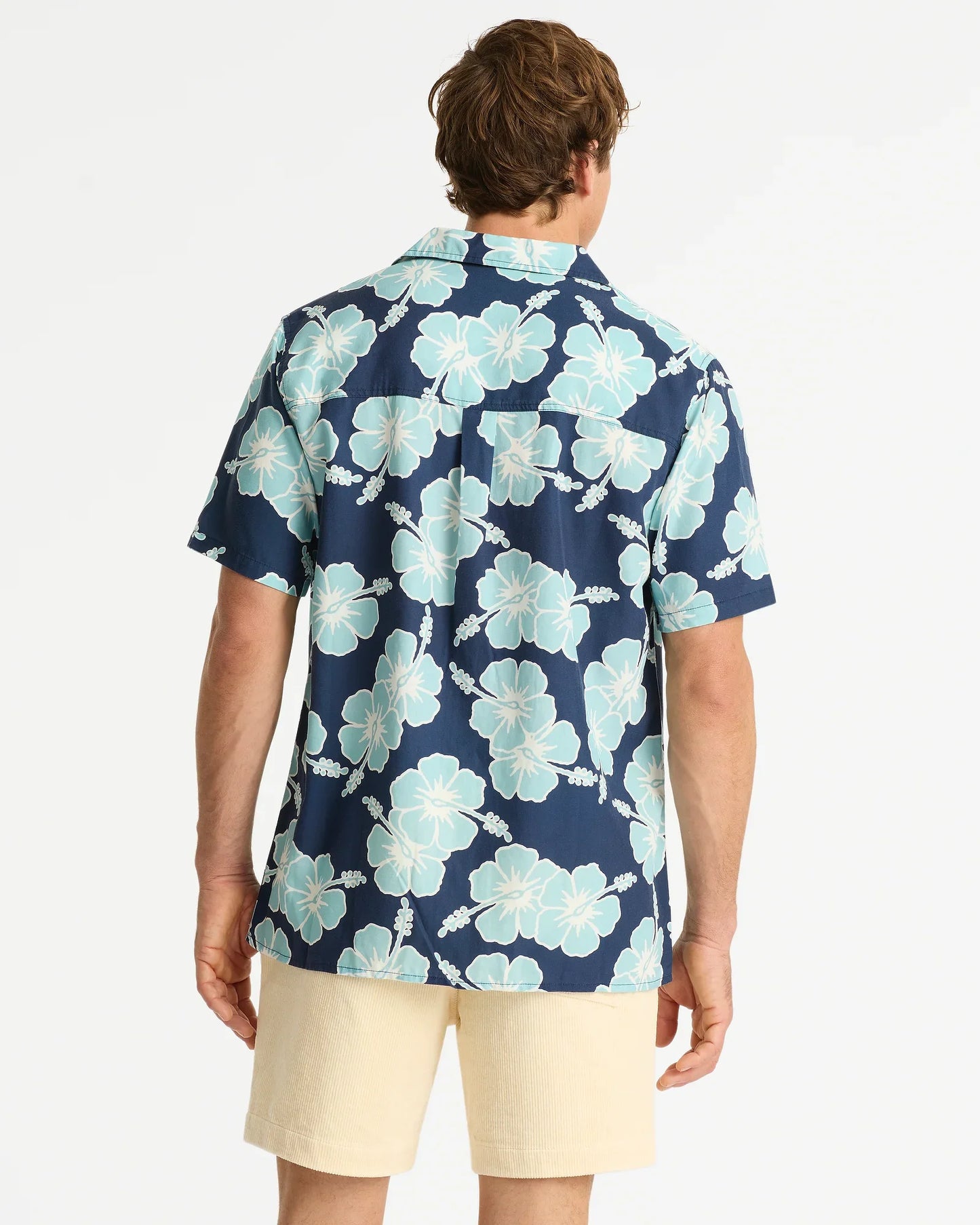 Way Back When Aloha Shirt - Navy Blue