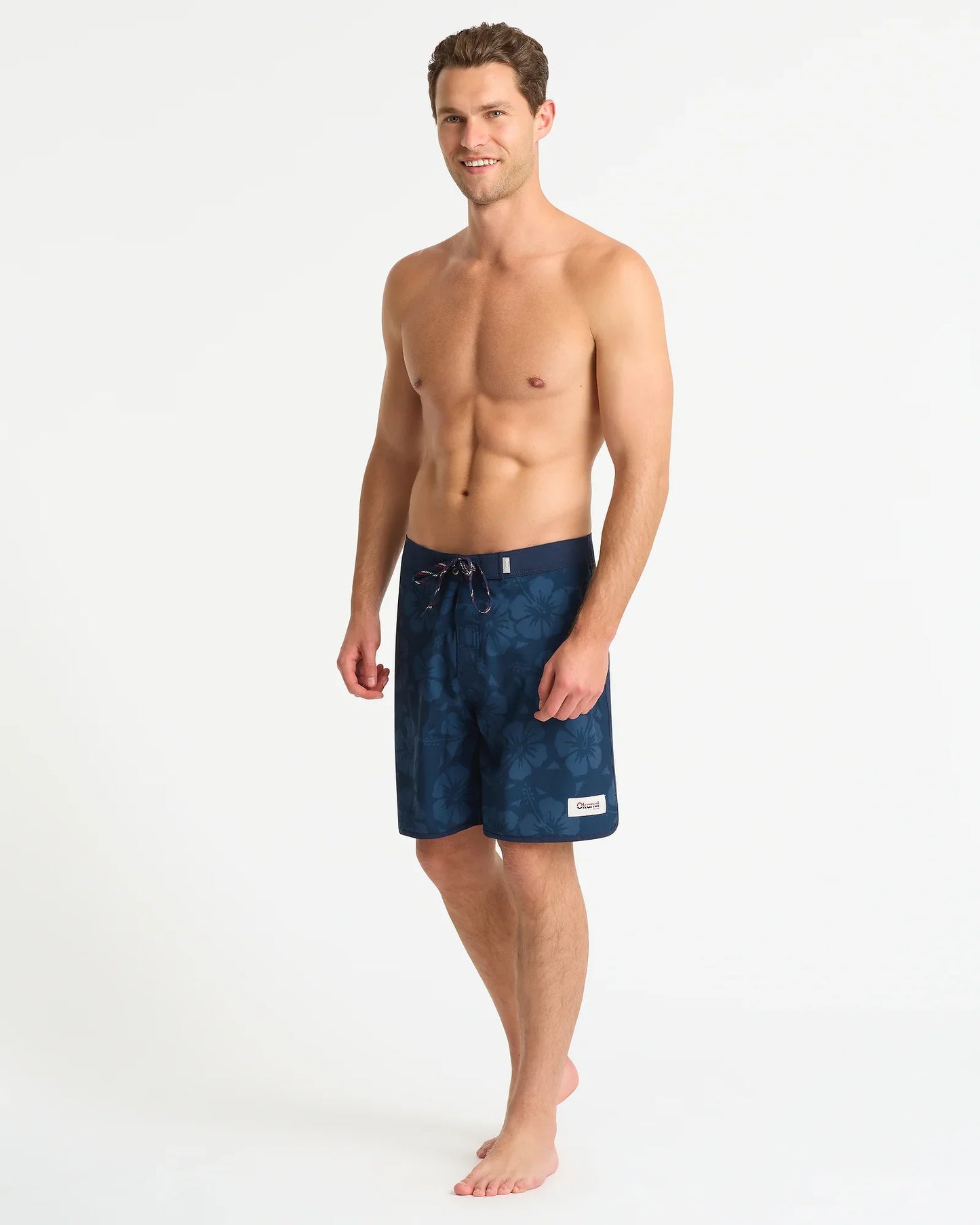 Tonal Boardrider - Hibiscus Tonal Navy