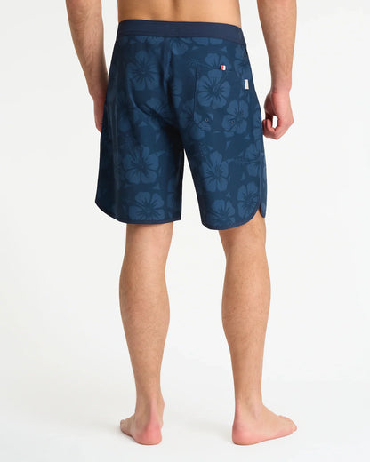 Tonal Boardrider - Hibiscus Tonal Navy