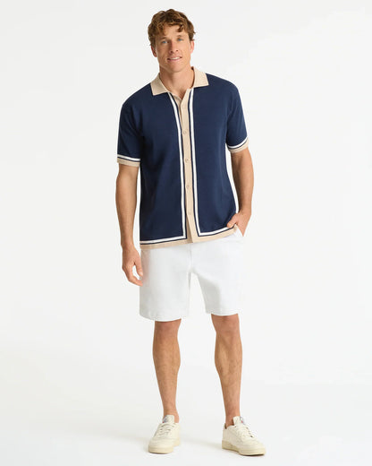 His Hastings Knit Top - Navy