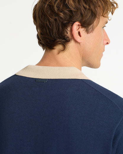 His Hastings Knit Top - Navy