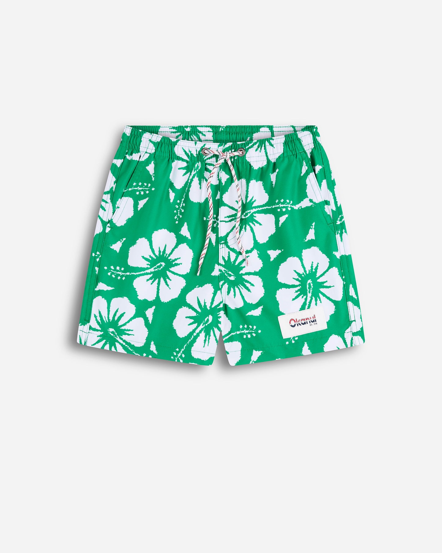 Boys - Swim Short - Hibiscus Emerald