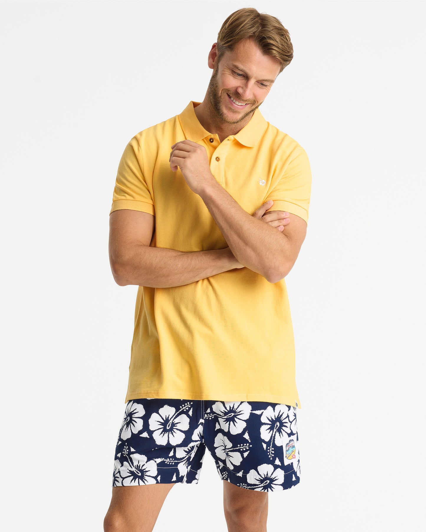 Mens - Polo Shirt - Classic Polo - Lemon