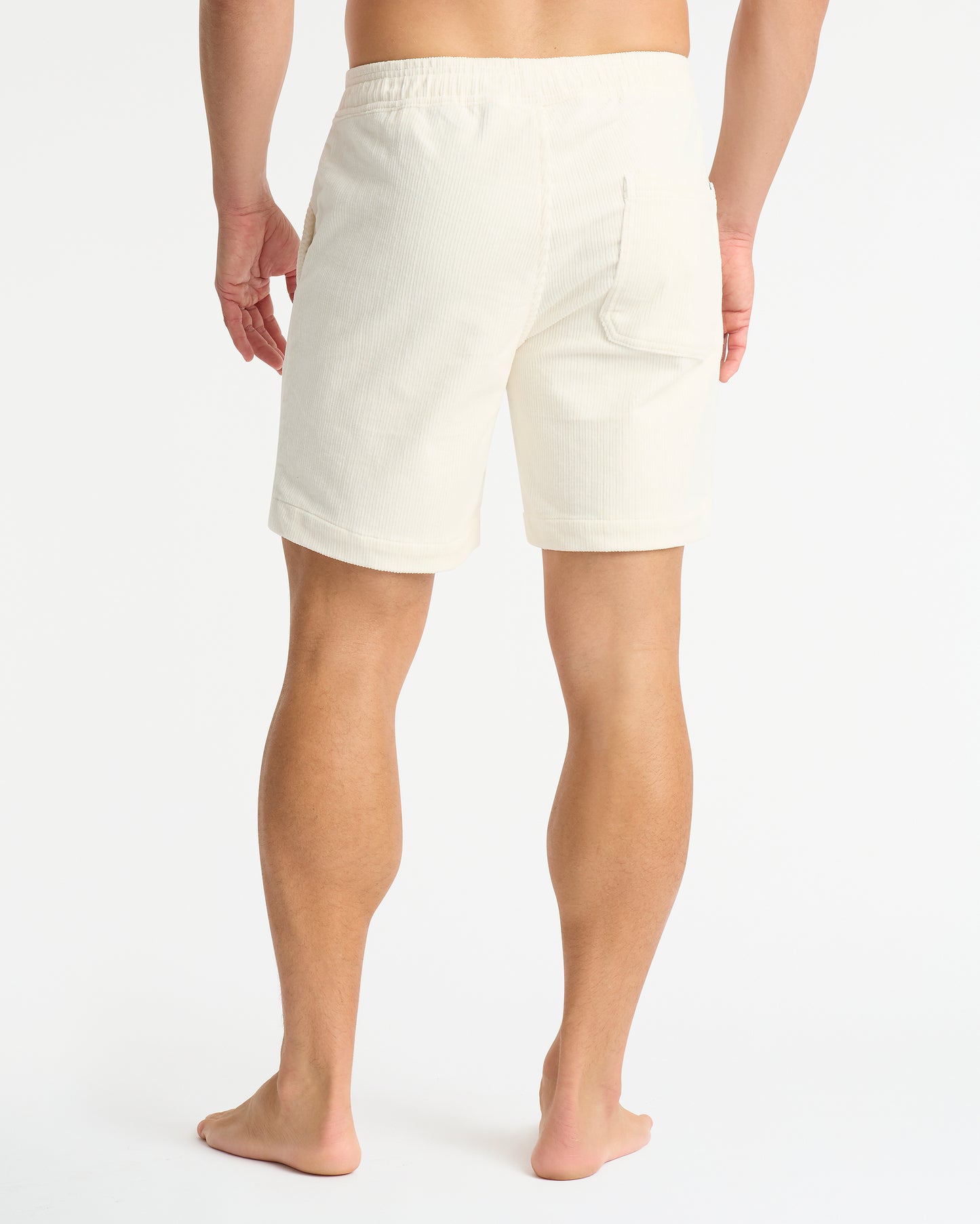 Big Iron Cord Short - White