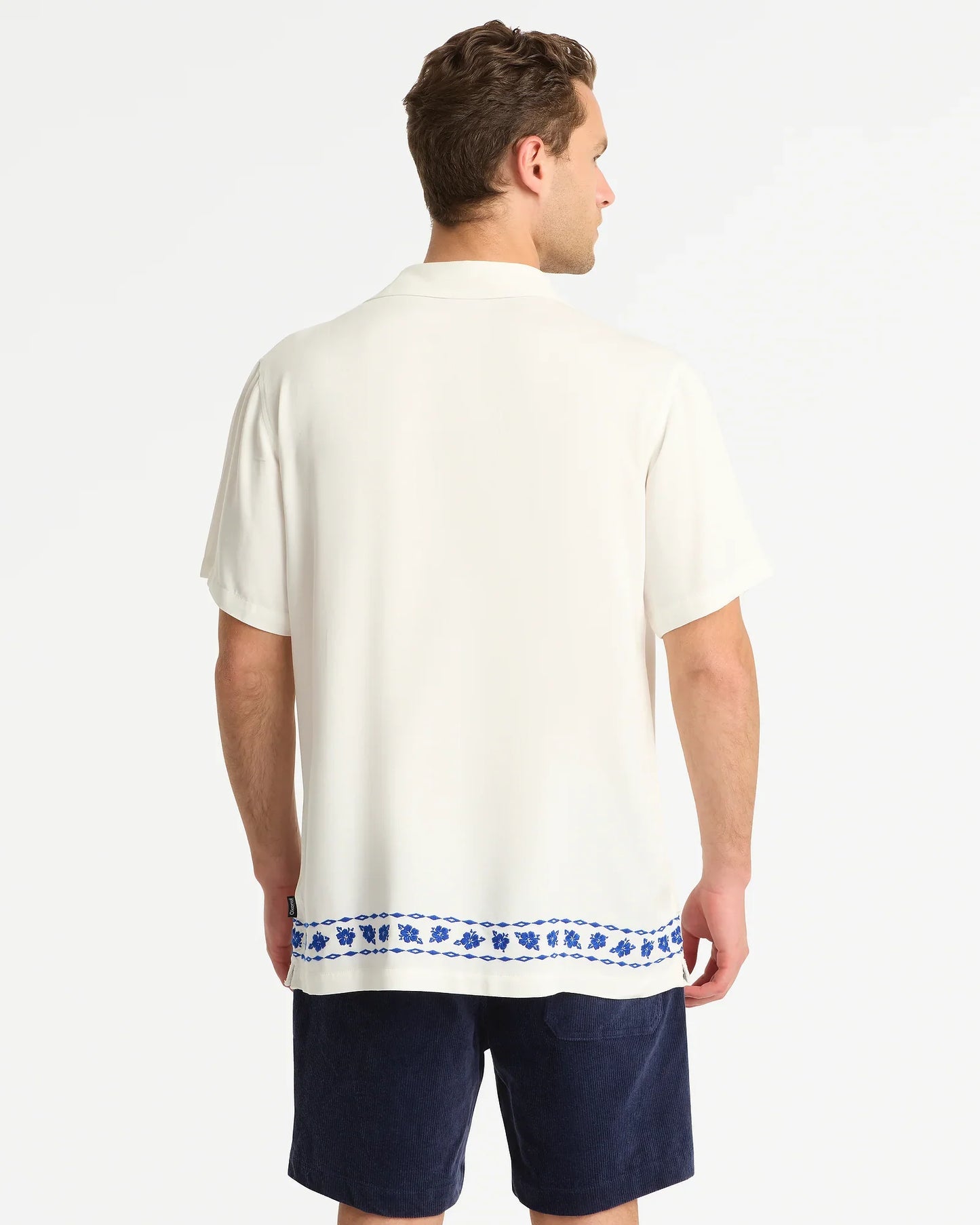 Beach Club Shirt - Dion White Indigo