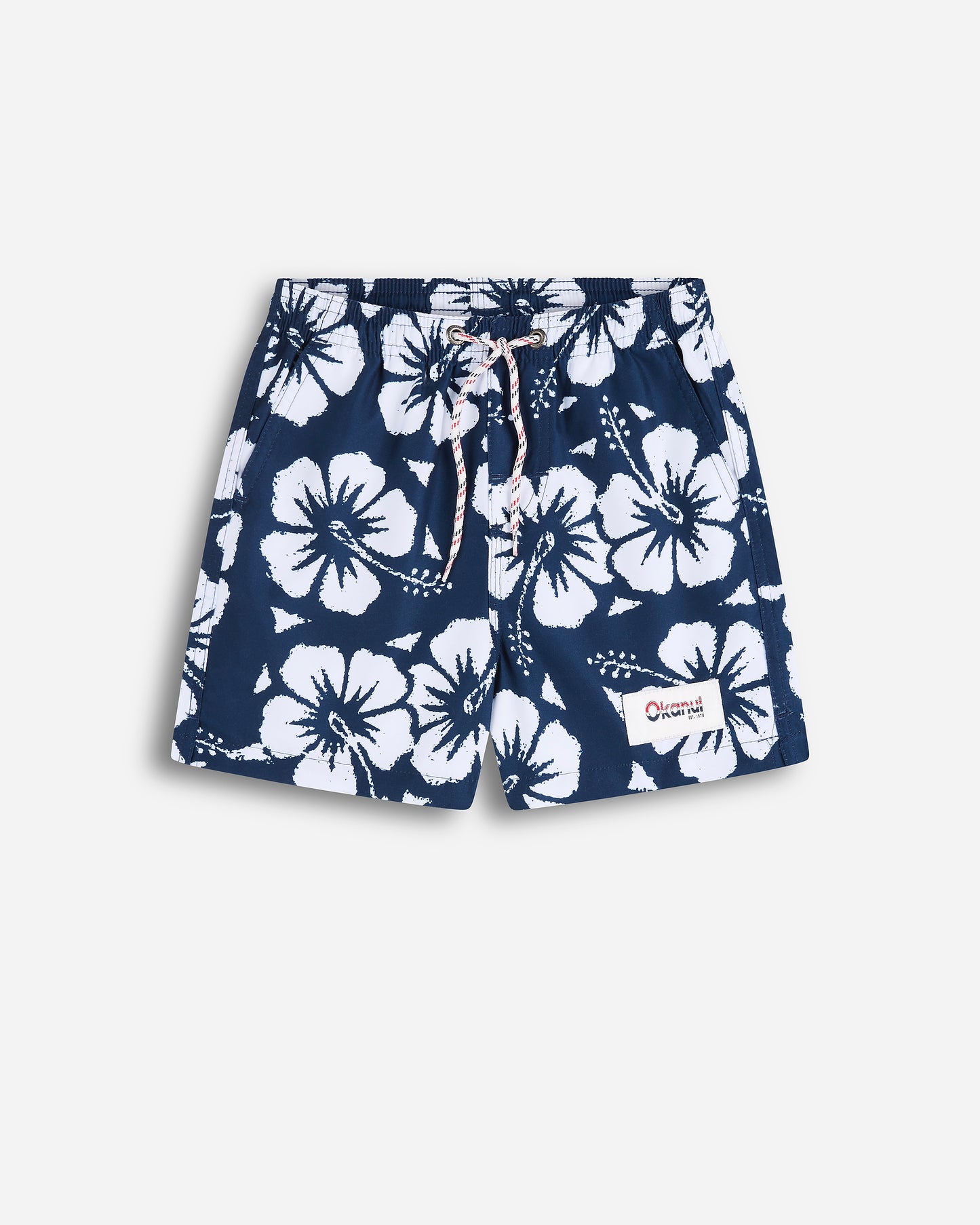 Boys - Swim Short - Hibiscus Navy