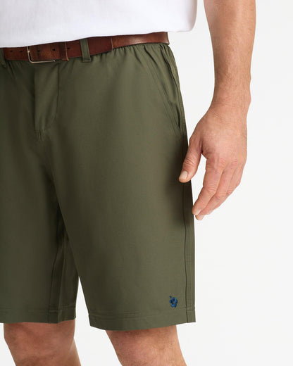 Byrd Active Golf Short - Olive