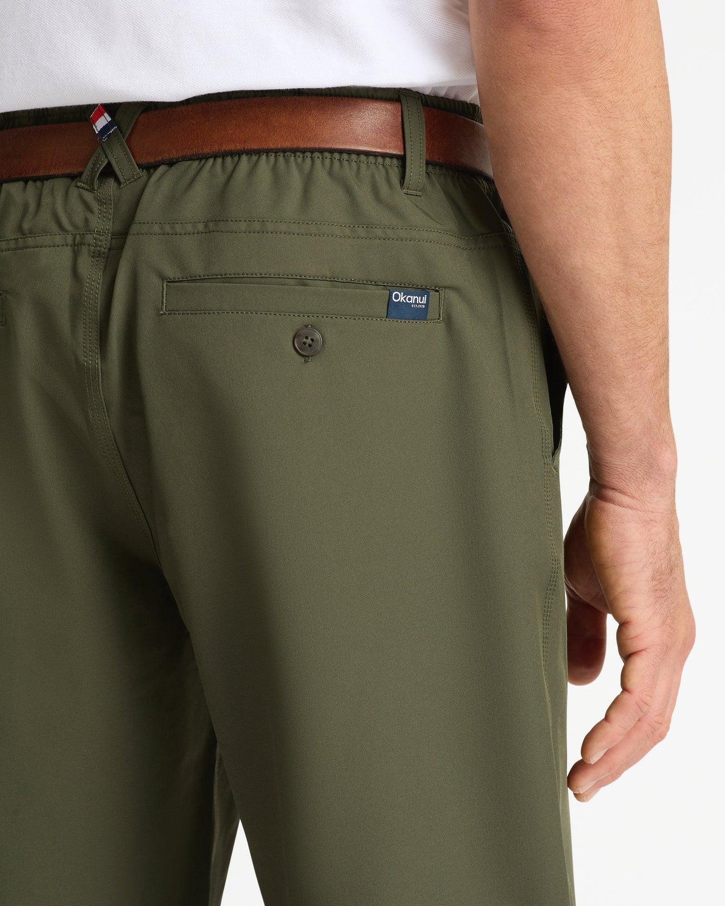 Byrd Active Golf Short - Olive