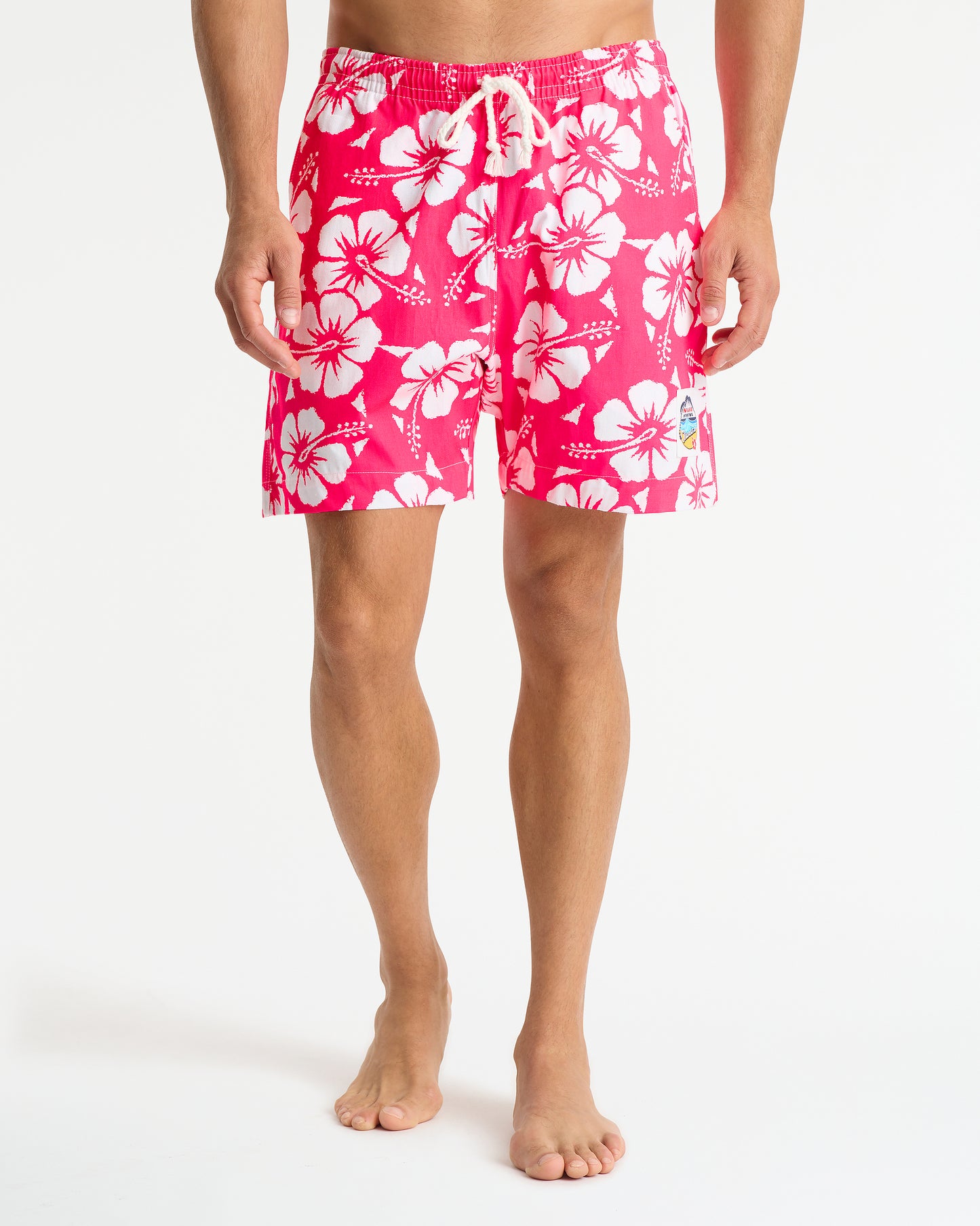 Mens - Classic Short Shorts - Hibiscus Glow Pink