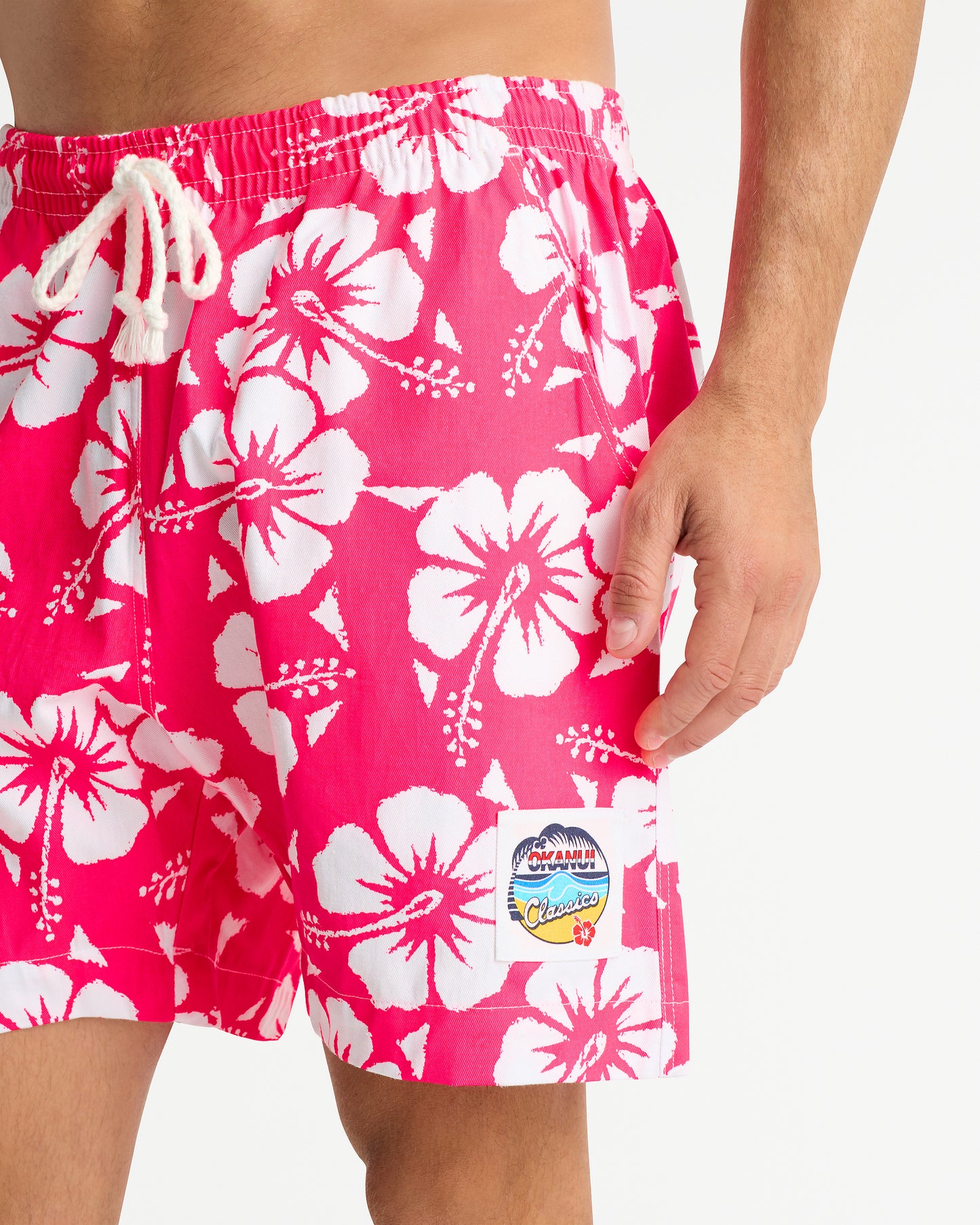 Mens - Classic Short Shorts - Hibiscus Glow Pink