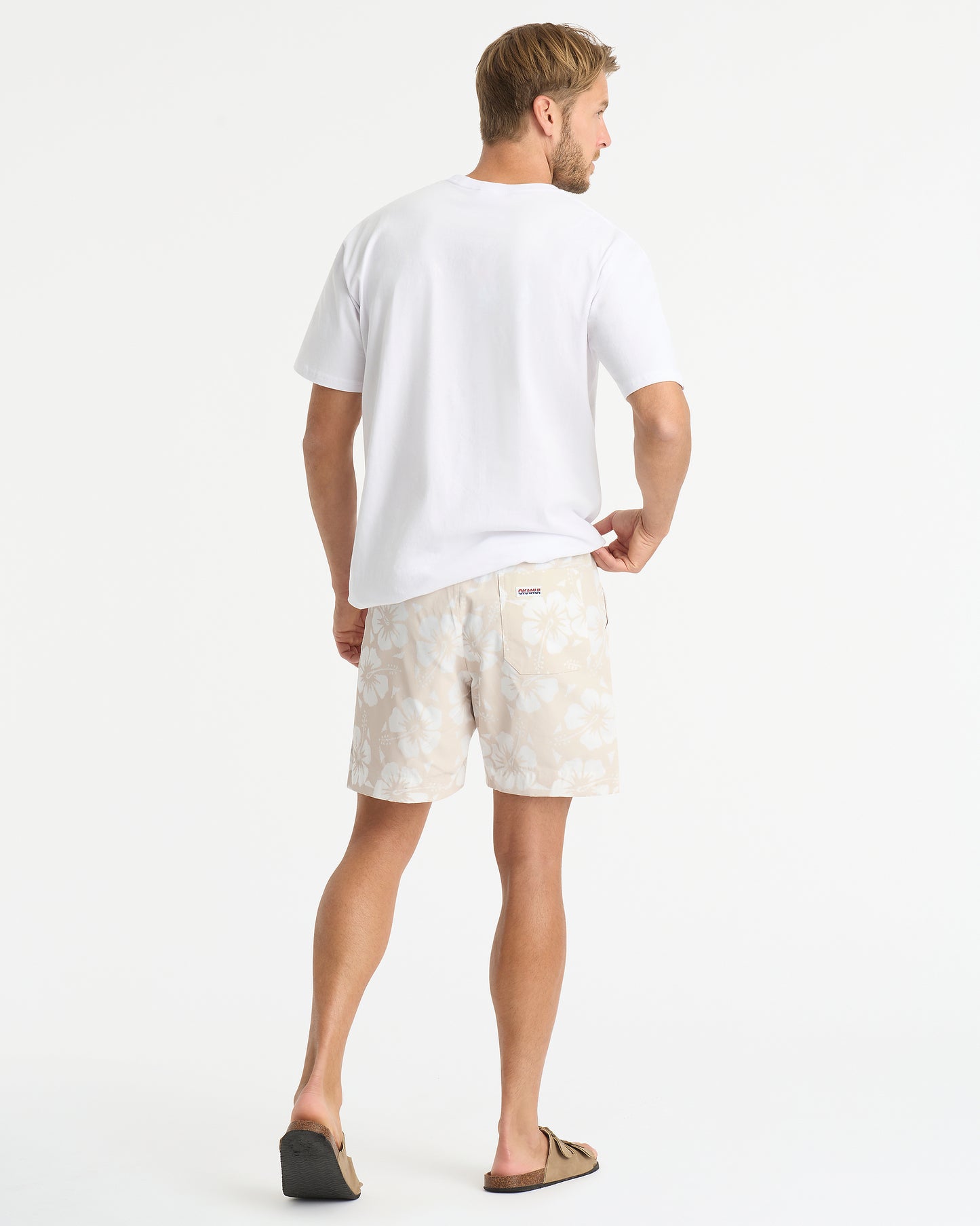 Mens - Classic Short Shorts - Hibiscus Stone