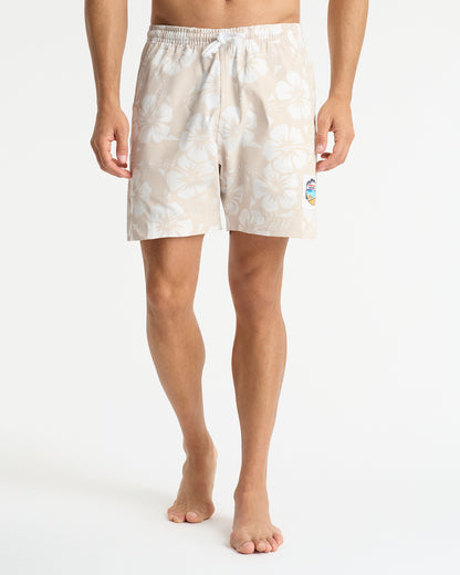 Mens - Classic Short Shorts - Hibiscus Stone