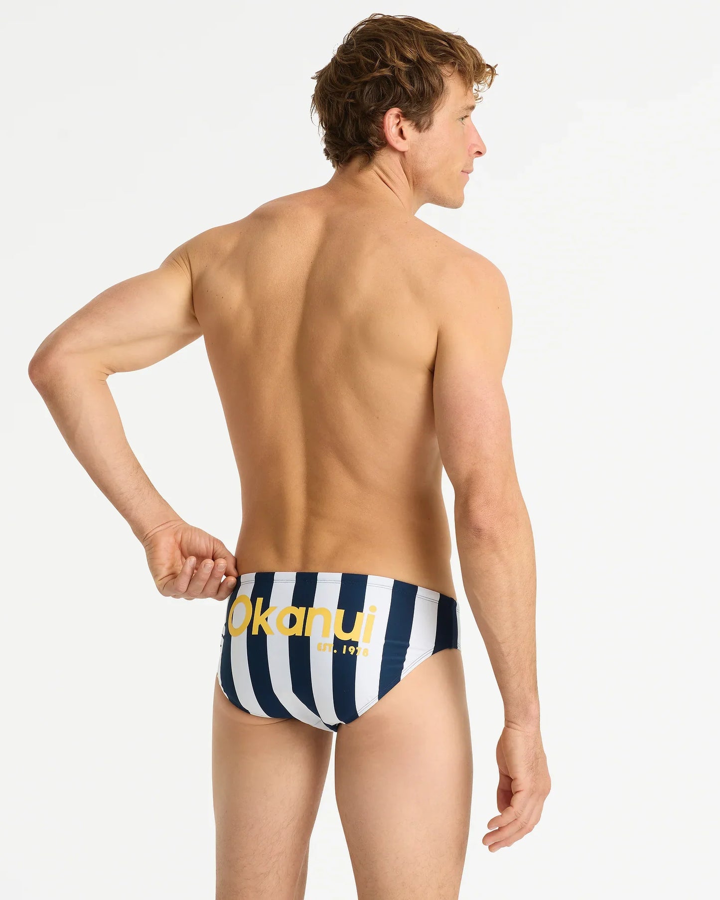 Kokanui- Stripe Navy White