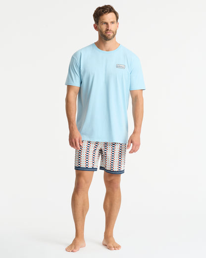 Mens - Signpost T'Shirt - Washed Ice