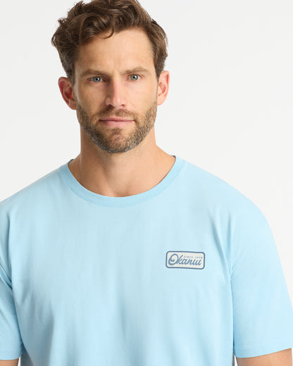 Mens - Signpost T'Shirt - Washed Ice