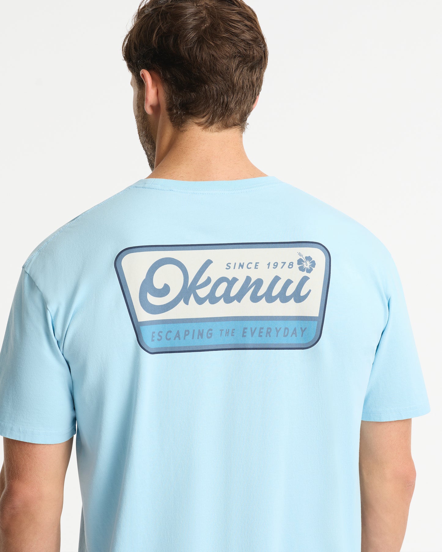 Mens - Signpost T'Shirt - Washed Ice