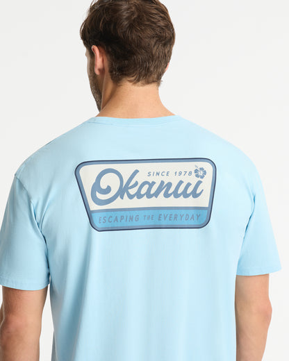 Mens - Signpost T'Shirt - Washed Ice