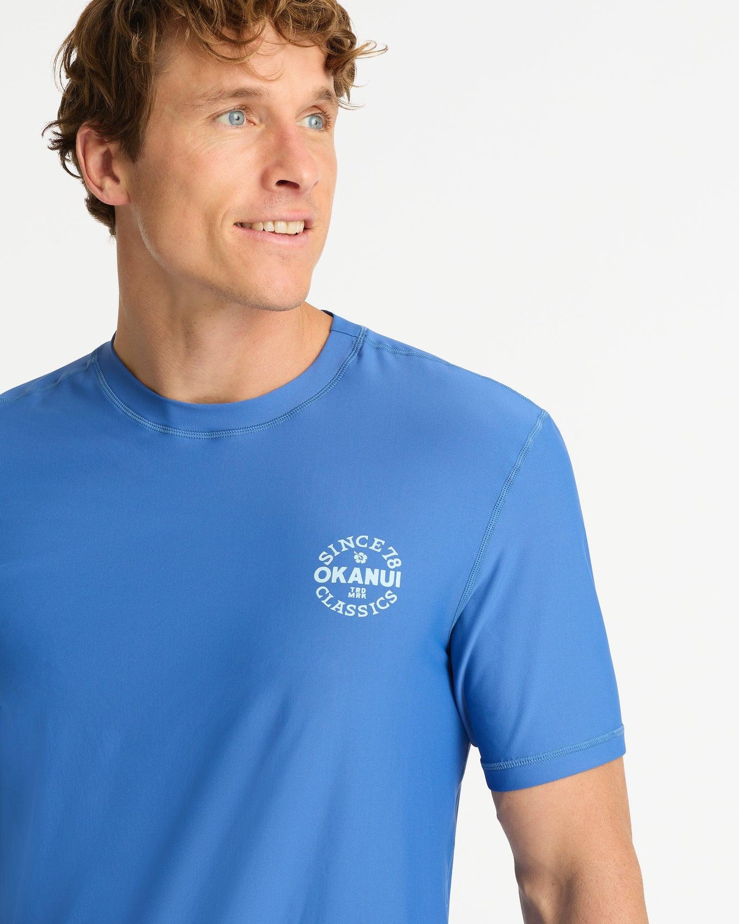 Mens Ikon Short Sleeve Rashie - Indigo