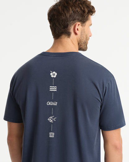 Mens - Mainline T'Shirt - Washed Navy
