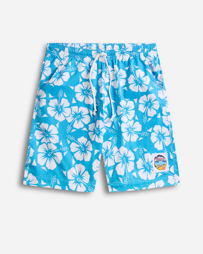 Mens - Classic Shorts - Hibiscus Sky