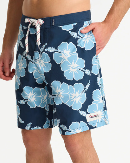 Way Back When Boardrider - Navy Blue White
