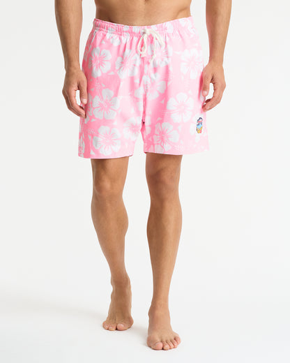 Mens - Classic Short Shorts - Hibiscus Pale Pink