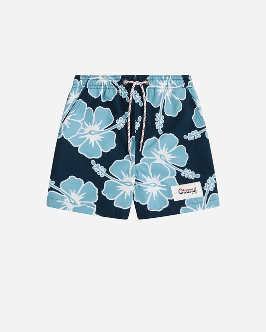 Boys Way Back When Swim Short - Navy Blue