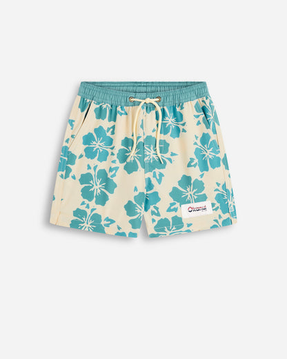 Boys - Stretch Swim Short - Waterworld - Stone Aqua