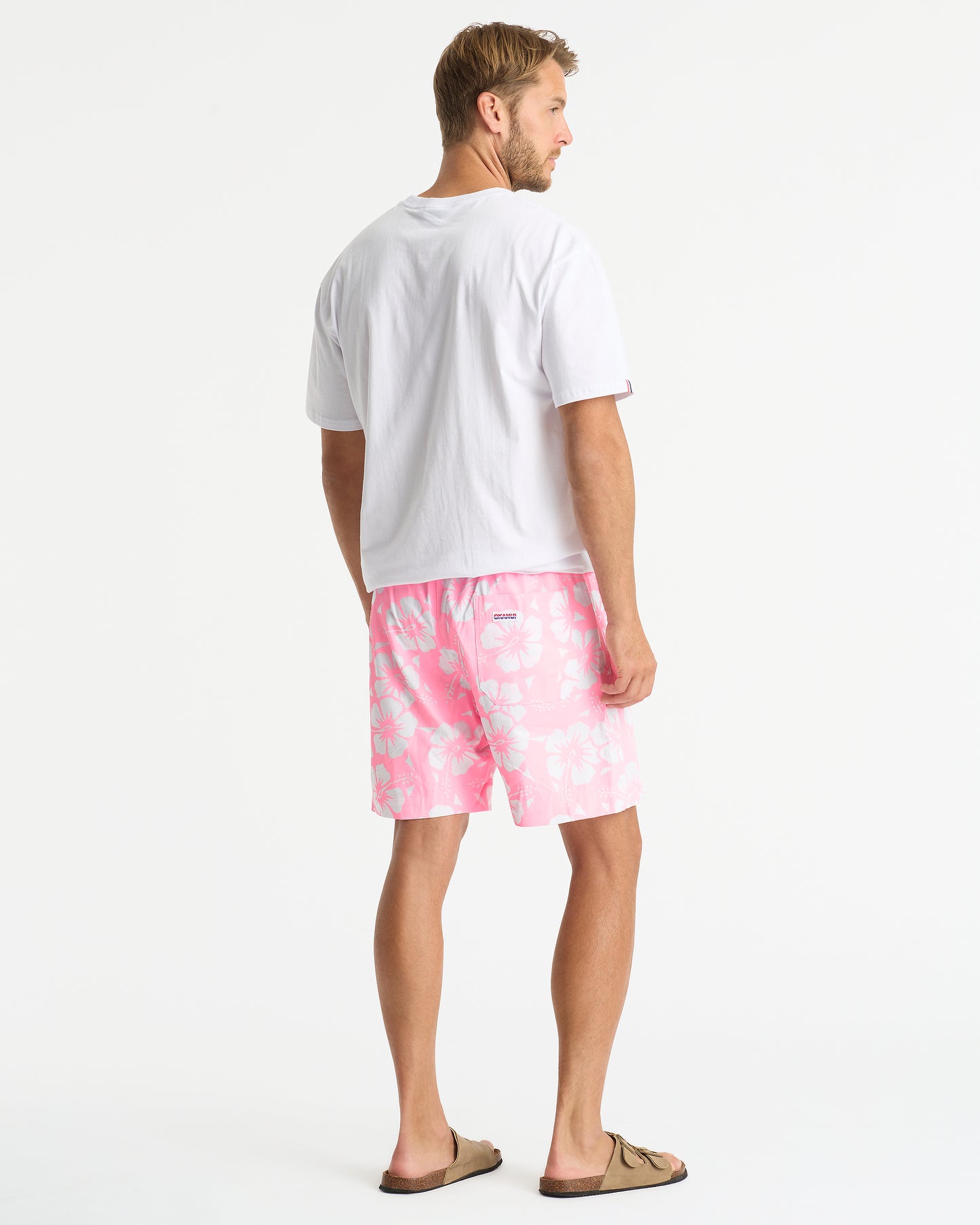 Mens - Classic Short Shorts - Hibiscus Pale Pink